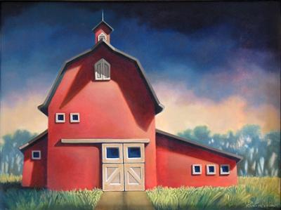Barn Painting - Eminence by Roberta Smith