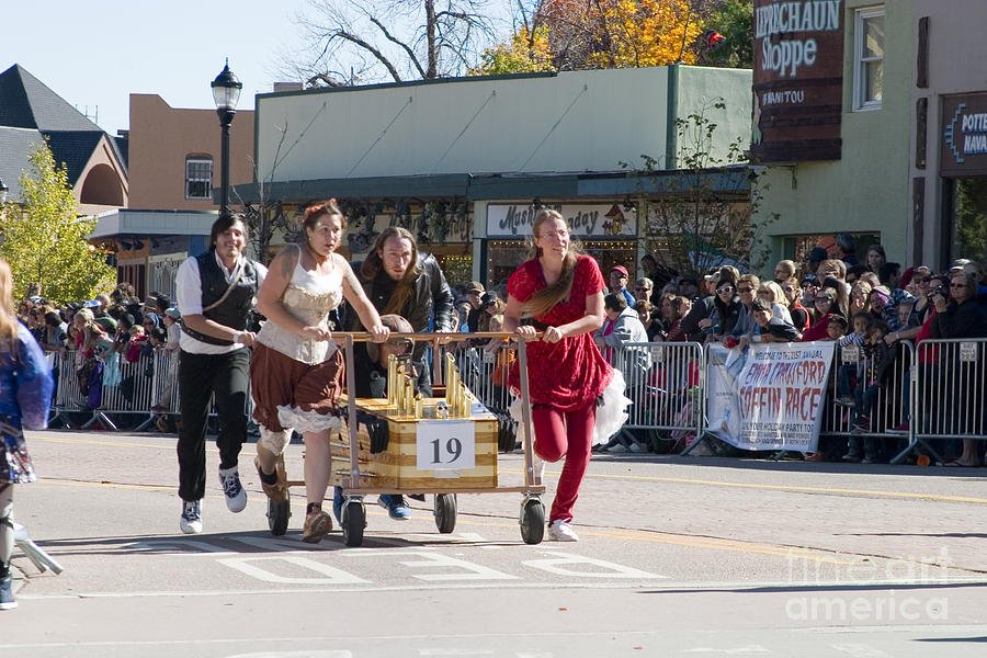 Emma Crawford Coffin Races in Manitou Springs Colorado #19 Photograph by Steven Krull