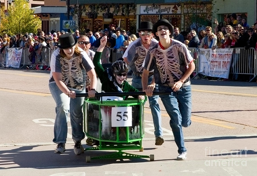 Emma Crawford Coffin Races in Manitou Springs Colorado Photograph by Steven Krull