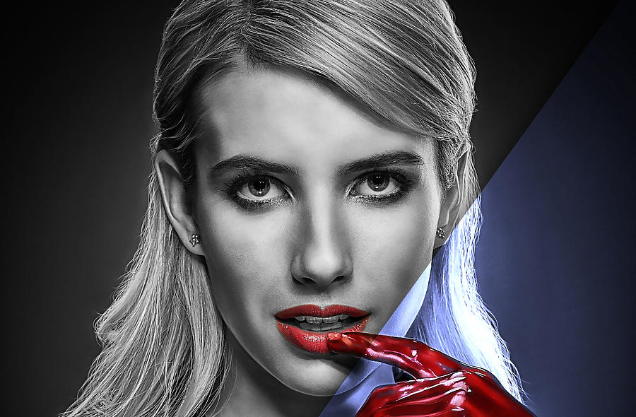 Emma Roberts Mixed Media - Emma Roberts Collection by Marvin Blaine