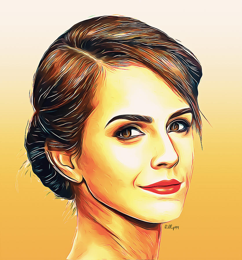 Emma Watson portrait Mixed Media by Nenad Vasic | Pixels