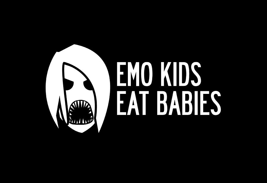 Emo Digital Art - Emo Kids Eat Babies by Mike Lopez