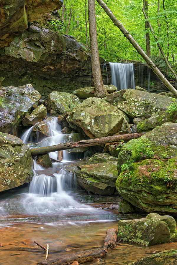 Emory Gap Falls In Frozen Head State Park by Jim Vallee Emory Gap Falls In Frozen Head State Park by Jim Vallee