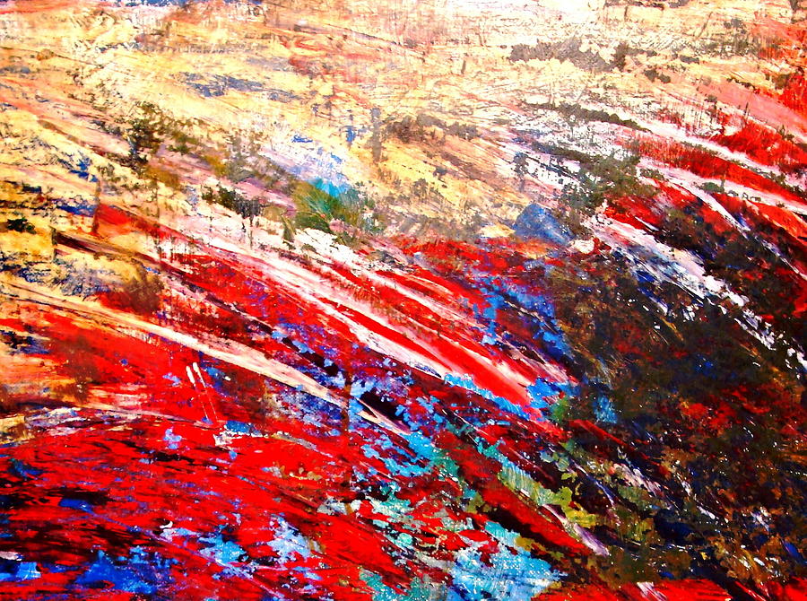 Emotional Explosion Painting by Natalie Holland