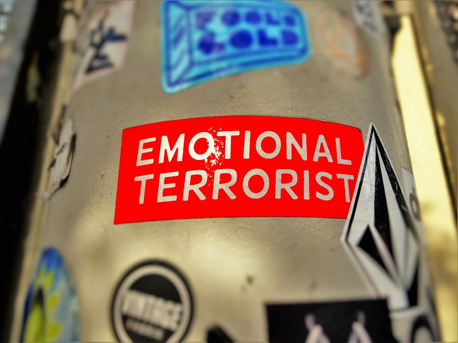 Emotional Terrorist in New York  Photograph by Funkpix Photo Hunter