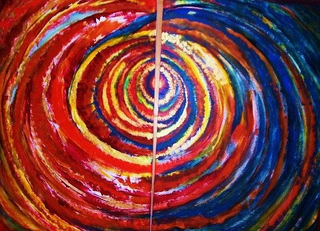 Emotional Whirl Painting by Rae Chichilnitsky