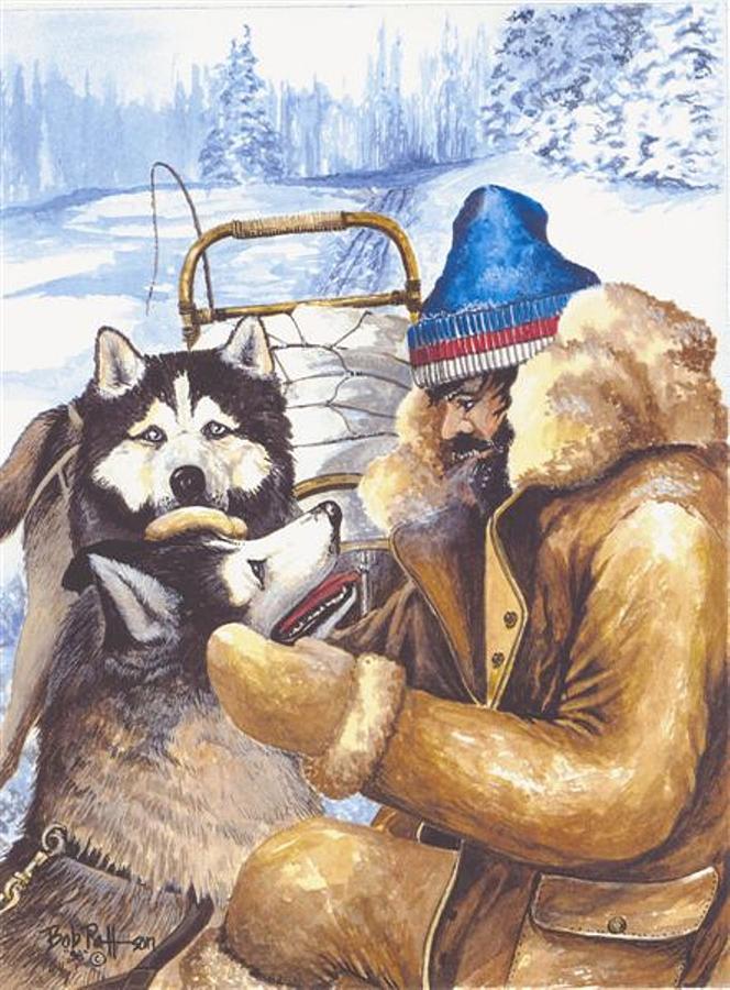 Wildlife Painting - Empathy by Bob Patterson