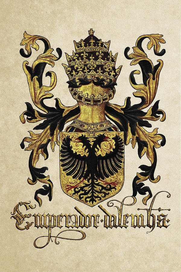  Emperor of Germany Coat of Arms - Livro do Armeiro-Mor Digital Art by Serge Averbukh