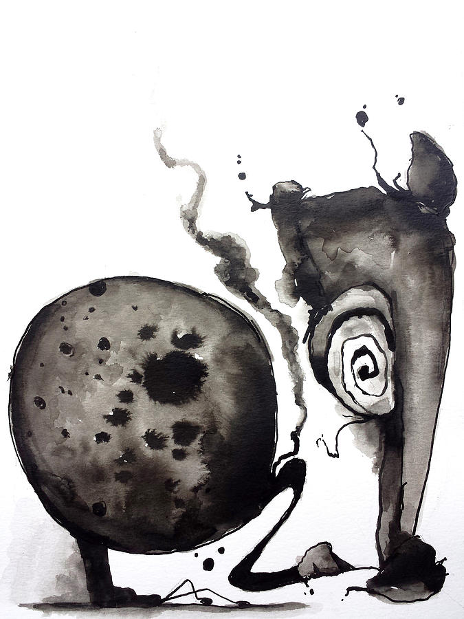 Emphysema Drawing by Nick Watts | Fine Art America