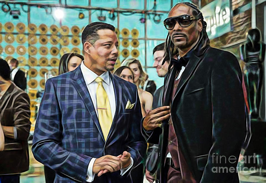 Empire Lucious and Snoop Dog Mixed Media by Marvin Blaine