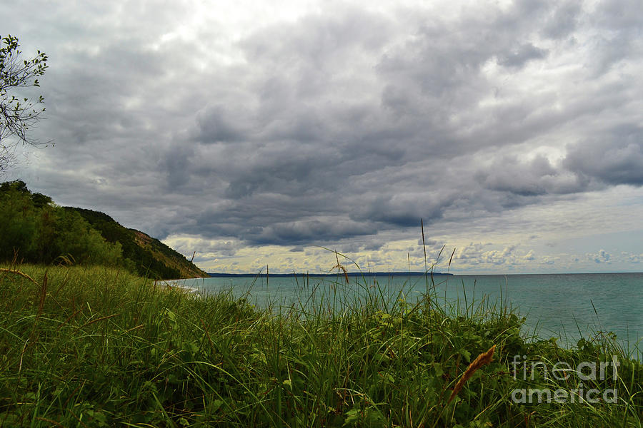Empire Michigan Clouds Photograph by Amy Lucid
