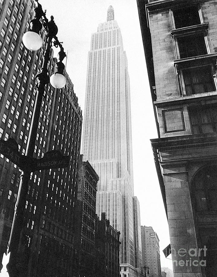 Empire State Building, 1931 Photograph by Granger
