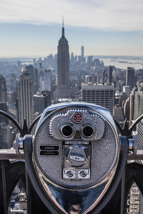 Empire State Building and beyond Photograph by John McGraw