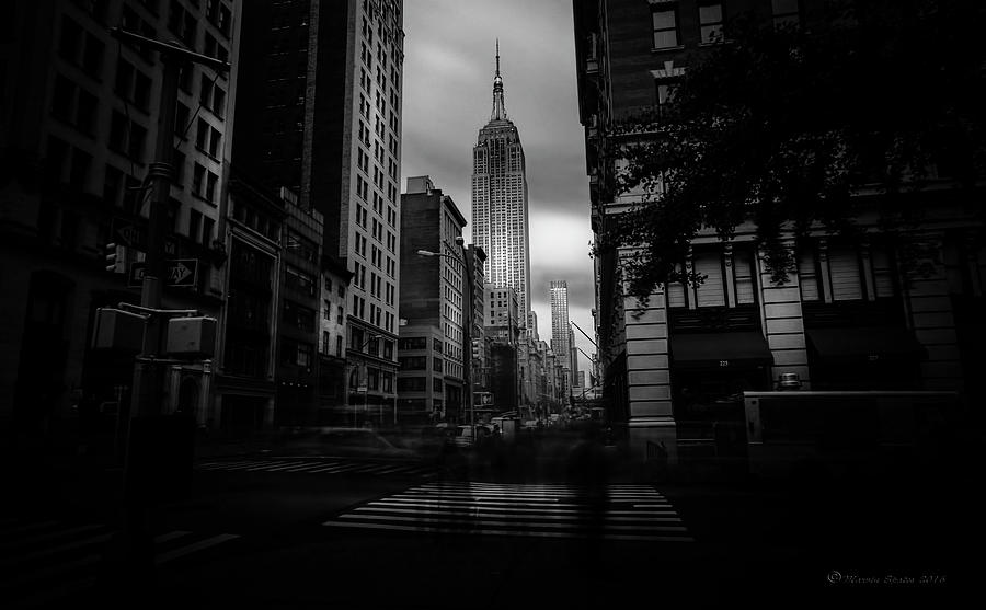 Empire State Building BW Photograph by Marvin Spates