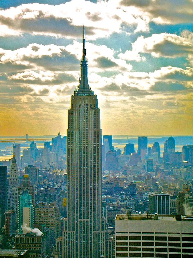 Empire State Building Color Photograph by Danielle Sigmon Pixels