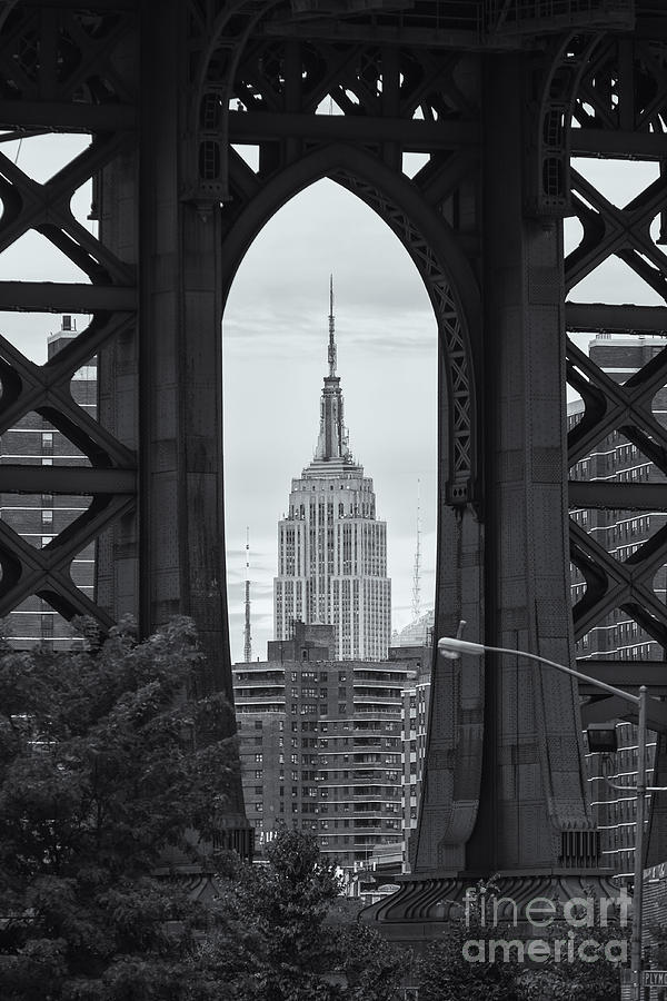 Empire State Building Framed Photograph by Clarence Holmes