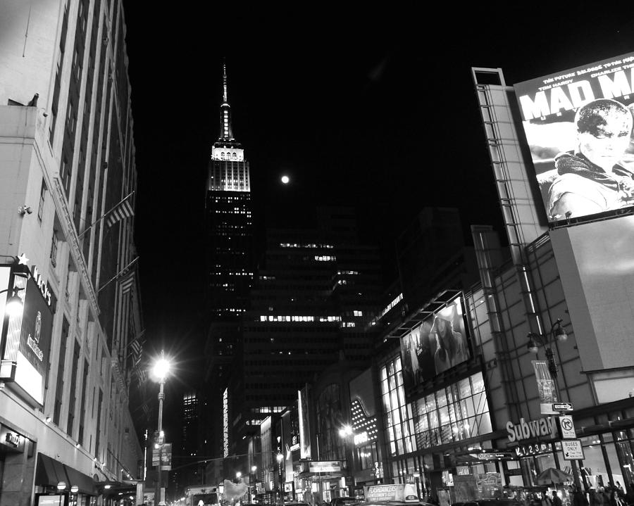 Empire State Building in Black and White Photograph by Jack Riordan