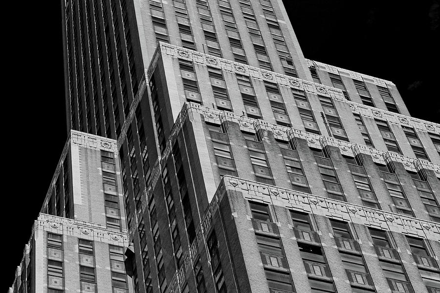 Empire State Building in BW Photograph by Ira Marcus