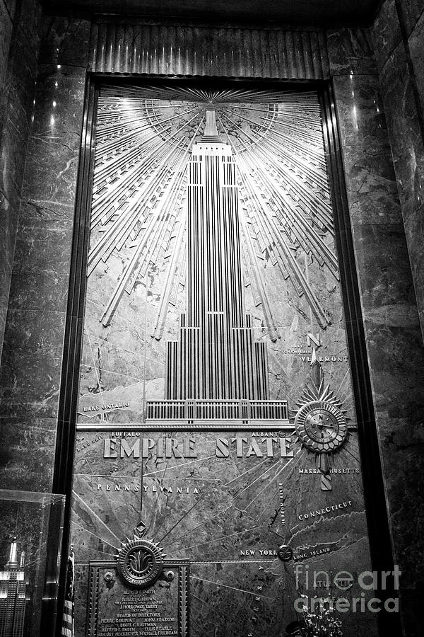 empire state building lobby mural New York City USA Photograph by Joe Fox -  Fine Art America