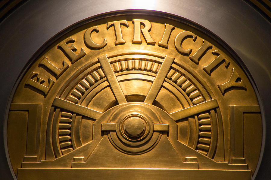 Empire State Electricity Medallion Photograph by SR Green