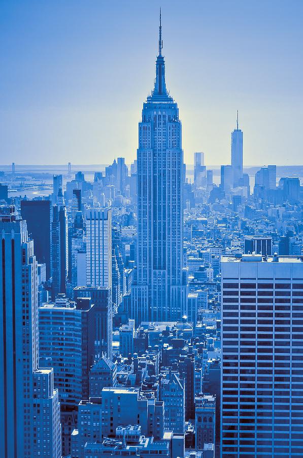 Empire State, Manhattan, New York Painting by Celestial Images