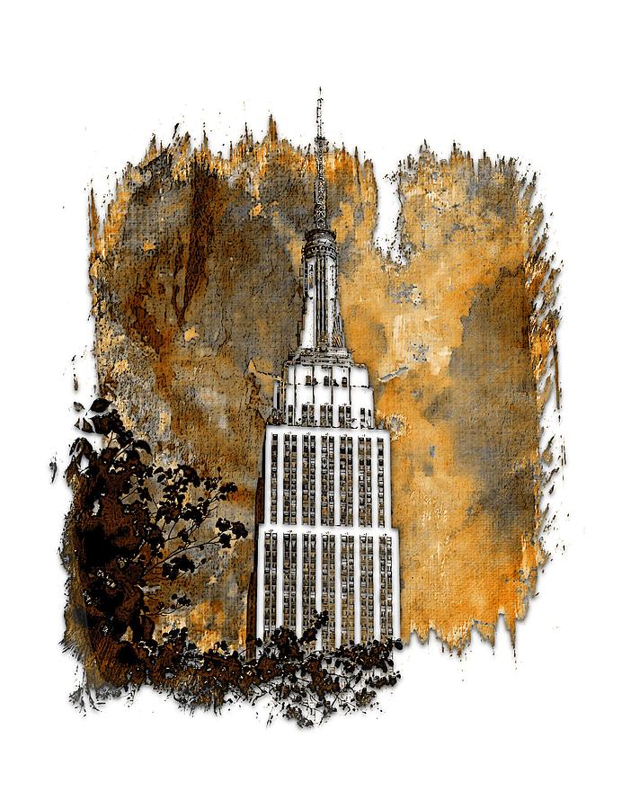 Empire State Of Mind Earthy 3 Dimensional Photograph by DiDesigns Graphics
