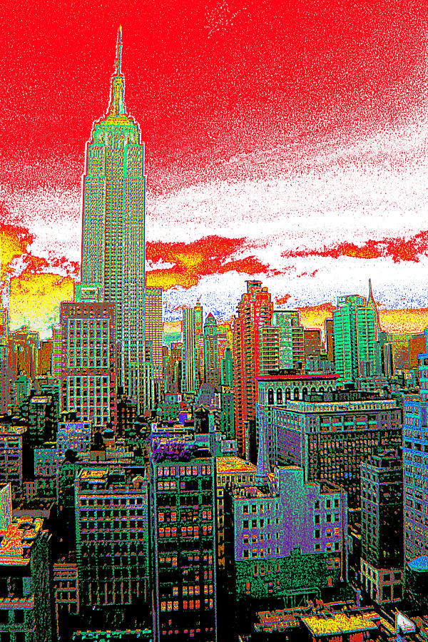 Empire with red Digital Art by Habib Ayat