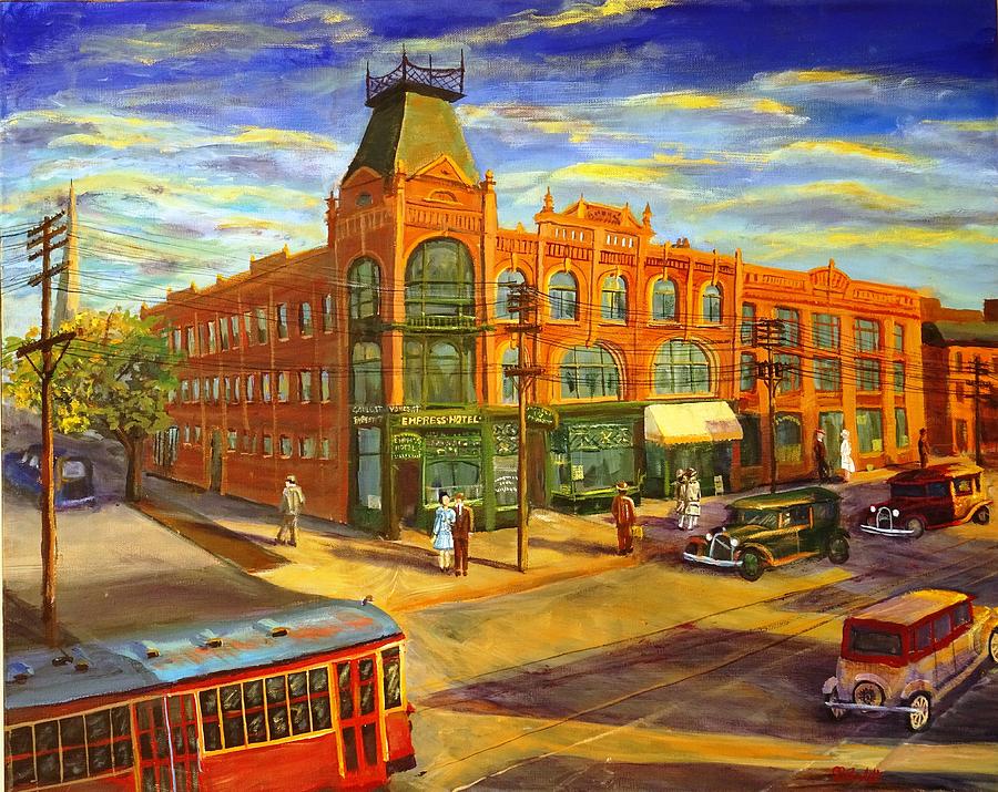 Empress Hotel, Afternoon 1926 Painting by Brent Arlitt