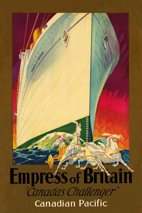 Empress Of Britain 1931 Photograph by Andrew Fare