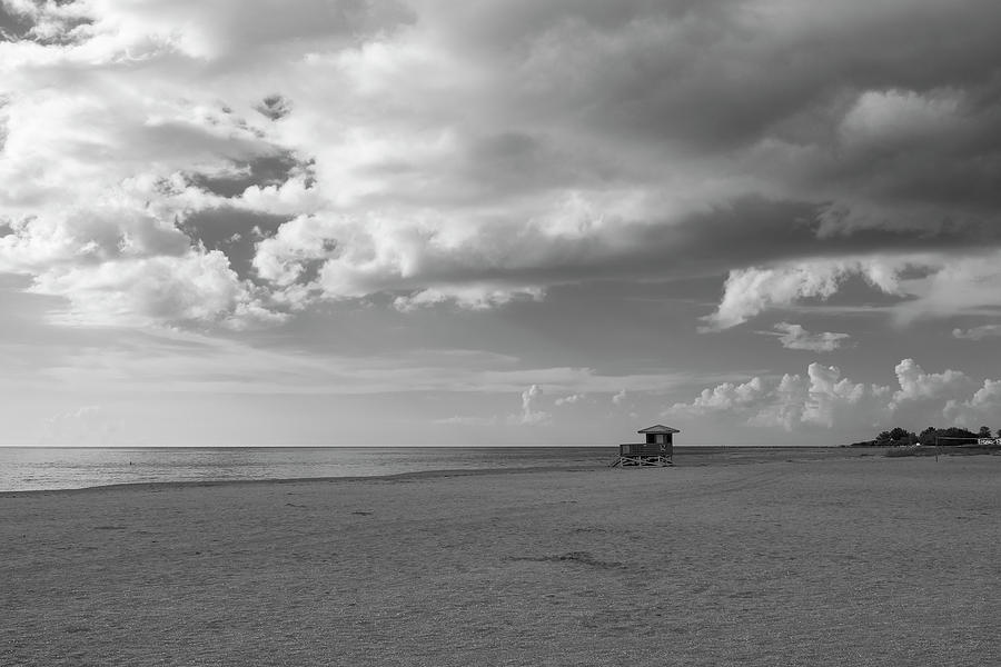 Empty Beach in Venice Photograph by Robert Wilder Jr