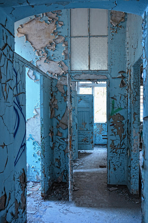 Empty Blue Rooms Photograph by Joachim G Pinkawa