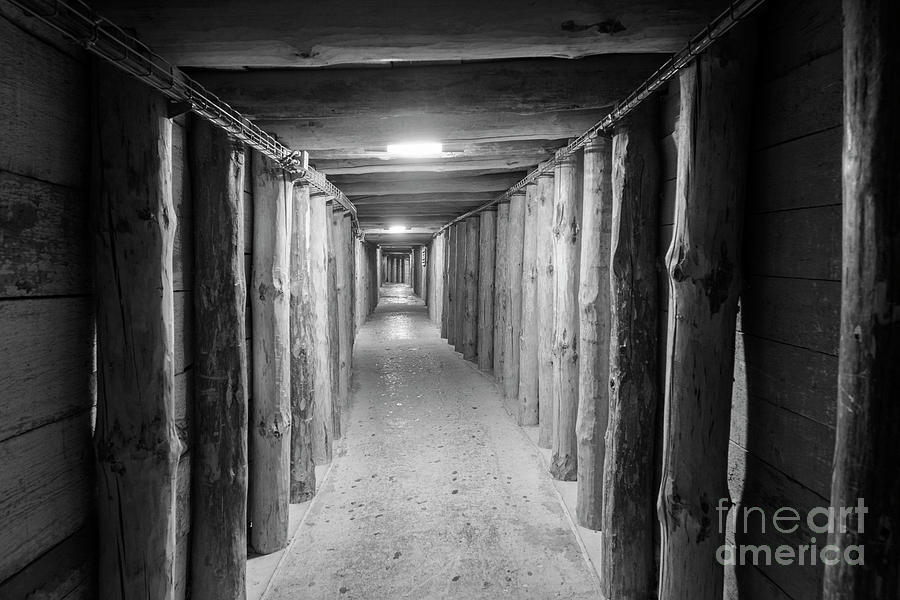 Ancient Photograph - Empty Corridor by Juli Scalzi