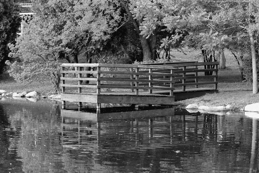 Empty Dock Photograph by David Stasiak