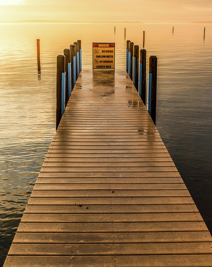 Empty Dock Photograph by Joe Holley