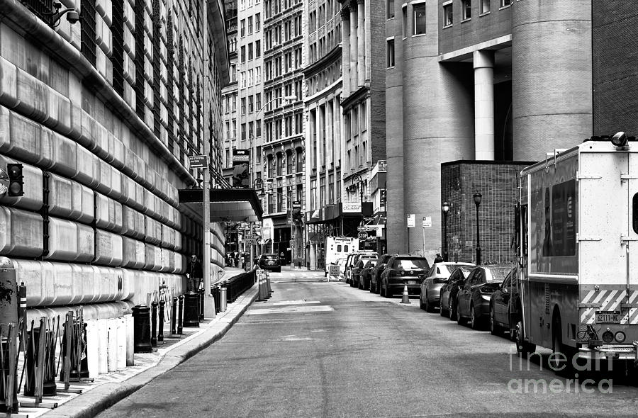 Empty Downtown Manhattan Photograph by John Rizzuto