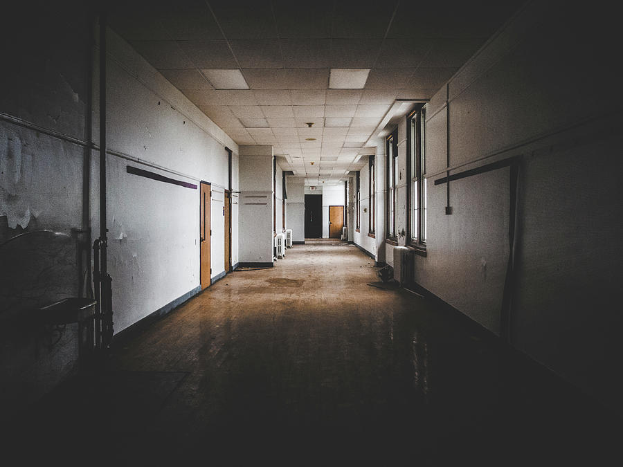 haunted school hallway