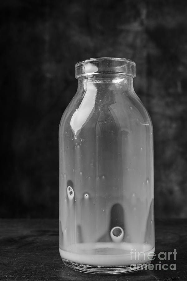 Bottle Photograph - Empty Milk Bottle 1 by Edward Fielding