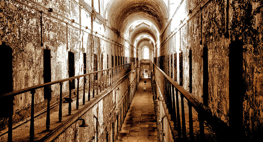 Empty Prison Cells in a Row Photograph by Paul W Faust - Impressions of Light