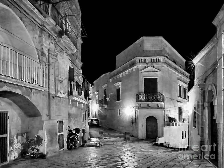 Prehistoric Photograph - Empty Streets of Matera.Italy by Jennie Breeze