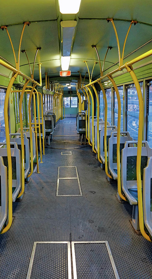 Empty Subway Car In Rome Italy Photograph by Rick Rosenshein