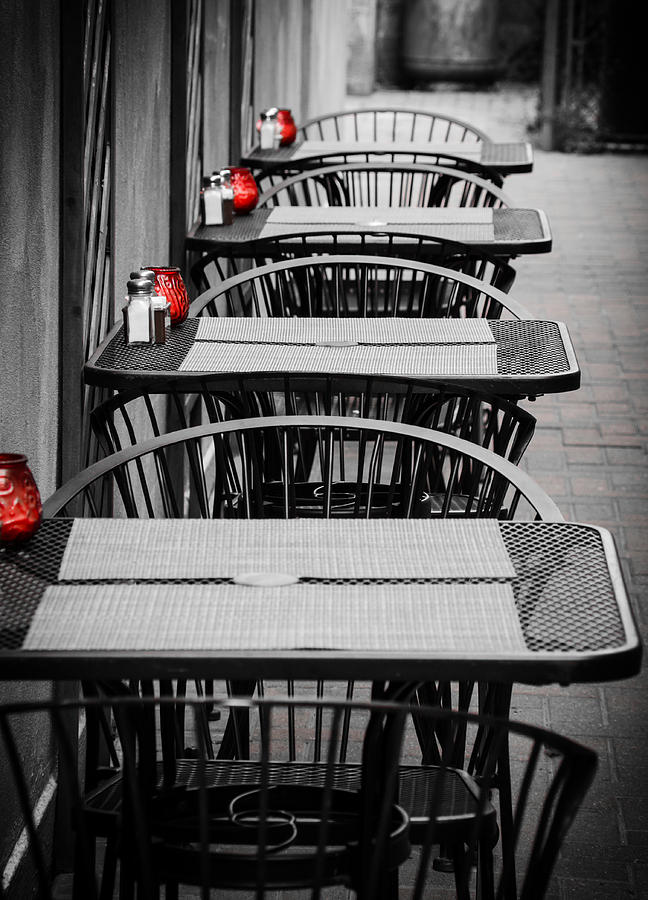 Artistic Photograph - Empty Tables by Joshua Spiegler Artistic Photograph - Empty Tables by Joshua Spiegler