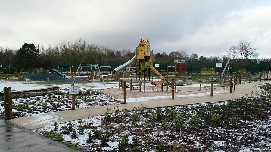Empty Winter Playground Photograph by Adrian Wale