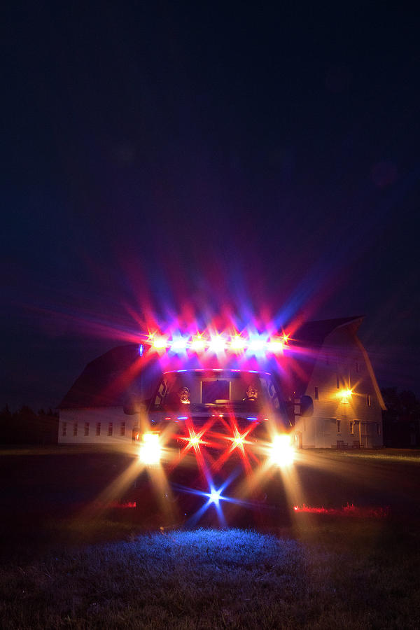 EMS Lights - 5202 Photograph by Jon Friesen