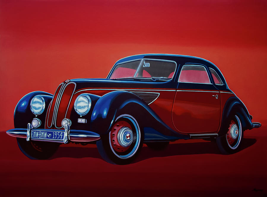 Berlin Painting - EMW BMW 1951 Painting by Paul Meijering