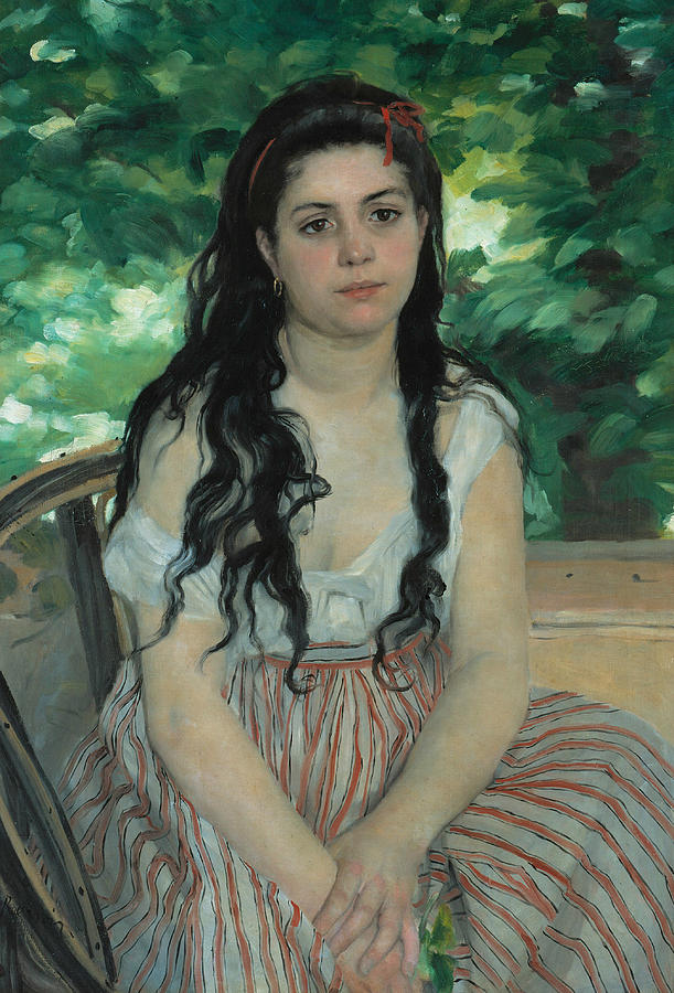 En ete - La bohemienne Painting by Auguste Renoir