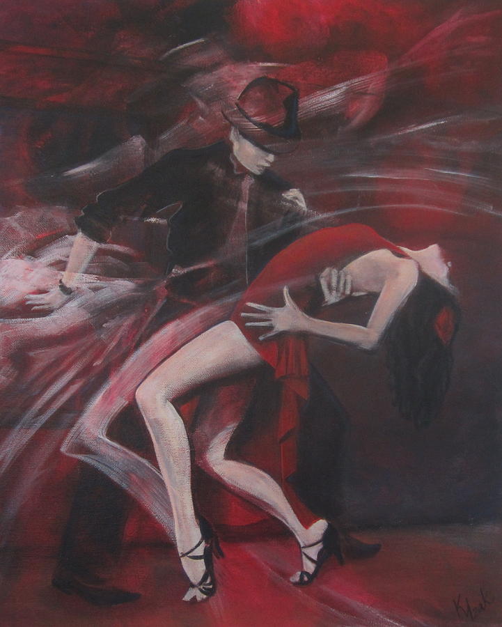 Salsa Painting - Enamorado by Kristine Izak