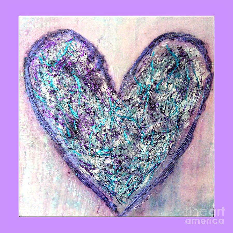 Encaustic Heart Photograph by Mars Besso