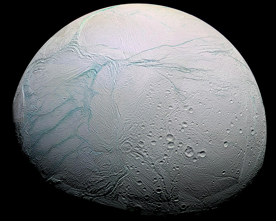 Enceladus HD Photograph by Adam Romanowicz