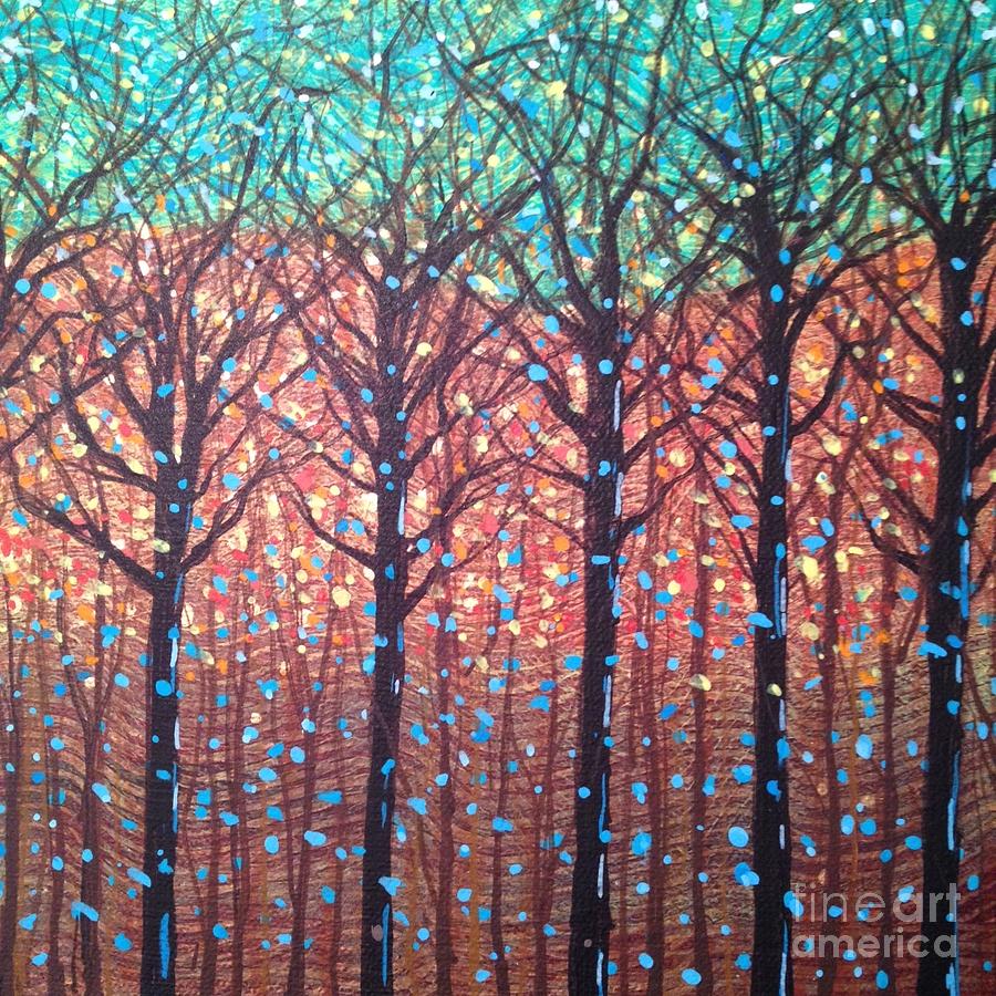 Enchanted Forest  Painting by Allison Constantino
