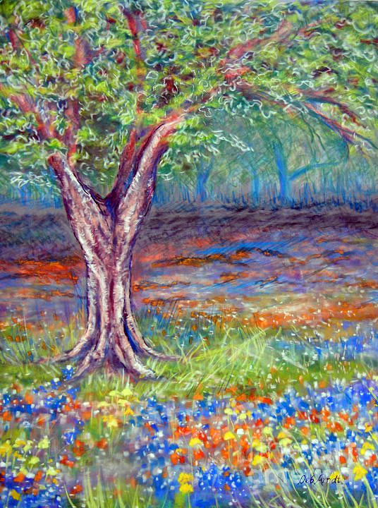 Enchanted Forest Painting by Deb Arndt